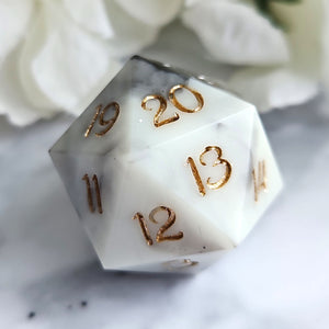 FAUX MARBLE - Spin Down d20