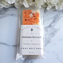 Load image into Gallery viewer, AUTUMN HARVEST - Wax Melt Snap Bar