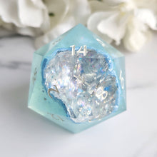 Load image into Gallery viewer, MOONLIGHT SHIMMER GEODE - Art Style 35mm Chonky d20