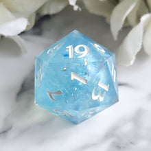 Load image into Gallery viewer, MOONLIGHT SHIMMER GEODE - Single d20