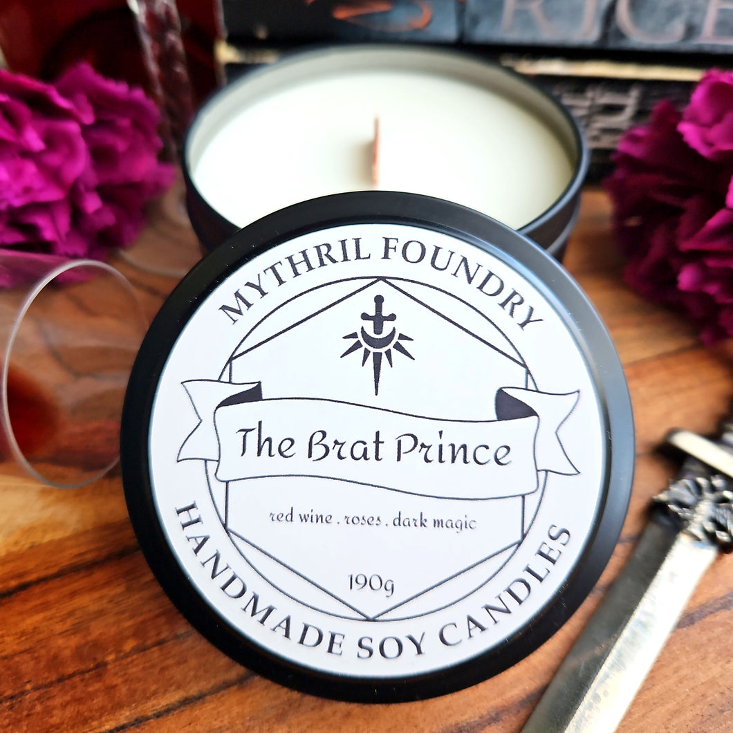THE BRAT PRINCE - Soy Wax Candle