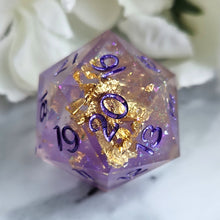 Load image into Gallery viewer, LAVENDER SHIMMER - Spin Down d20

