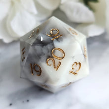 Load image into Gallery viewer, FAUX MARBLE - Spin Down d20
