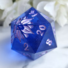 Load image into Gallery viewer, TWILIGHT DREAM - 32mm Floral Chonk d20
