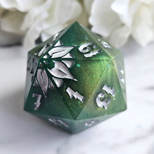 Load image into Gallery viewer, CALLISTA - 32mm Floral Chonk d20
