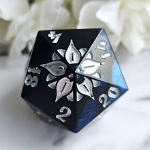 Load image into Gallery viewer, MOON CHASER (PLAIN VARIANT) - 32mm Floral Chonk d20
