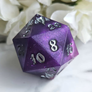 ASTERIA - 32mm Floral Chonk d20