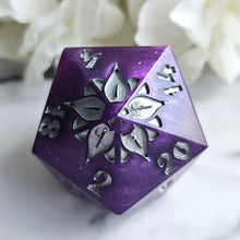 Load image into Gallery viewer, ASTERIA - 32mm Floral Chonk d20
