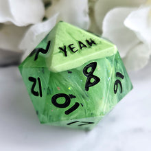 Load image into Gallery viewer, ECTOPLASM - Chonky 30mm Yeah/Nah d20
