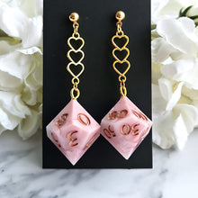 Load image into Gallery viewer, SACCHARINE QUARTZ - Dice Earrings
