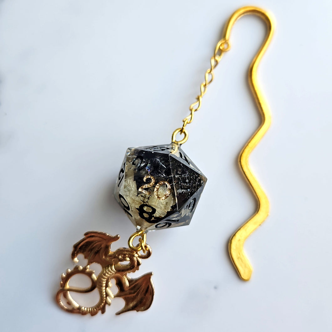 FOURTH WING - Dice Charm Bookmark