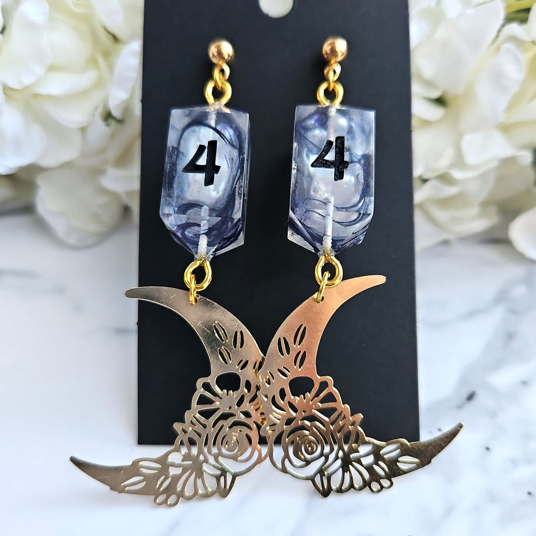HOWLING SPECTRE - Dice Earrings