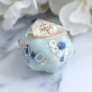 ANTIQUE PORCELAIN GEODE - Single d20