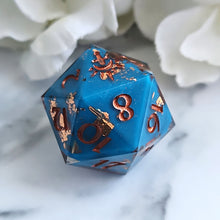 Load image into Gallery viewer, COPPER PATINA - Single d20
