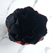 Load image into Gallery viewer, DRAGON SCALES (RED) - 6 Pocket Dice Bag
