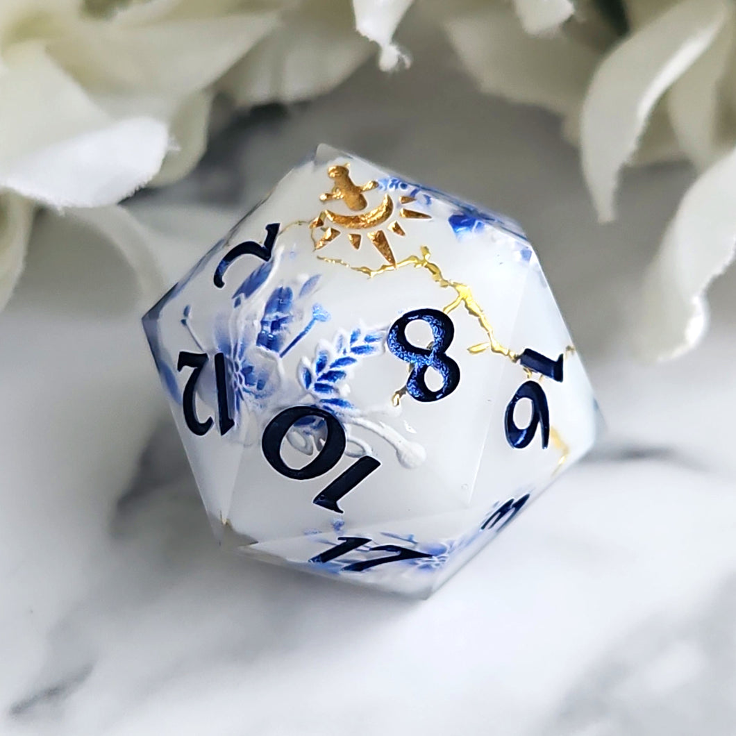 DELFT BLUE (KINTSUGI) - Single d20