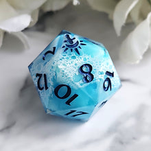 Load image into Gallery viewer, SEAFOAM UPON THE WAVES - Single d20
