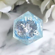 Load image into Gallery viewer, MOONLIGHT SHIMMER GEODE - Single d20
