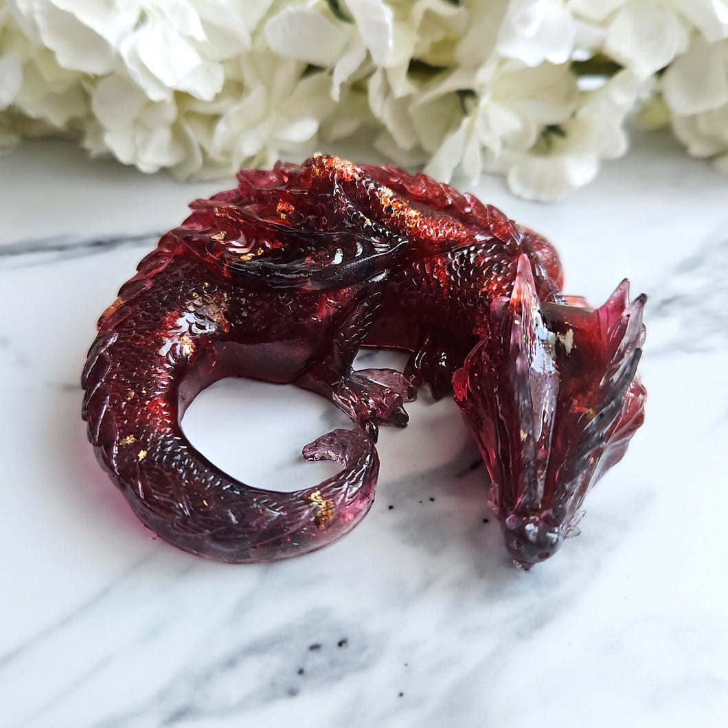 SLEEPING DRAGON (GOD OF WAR) - Resin Dice Guardian