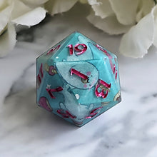 Load image into Gallery viewer, (DO)NUTS ABOUT NARWHALS - Single d20
