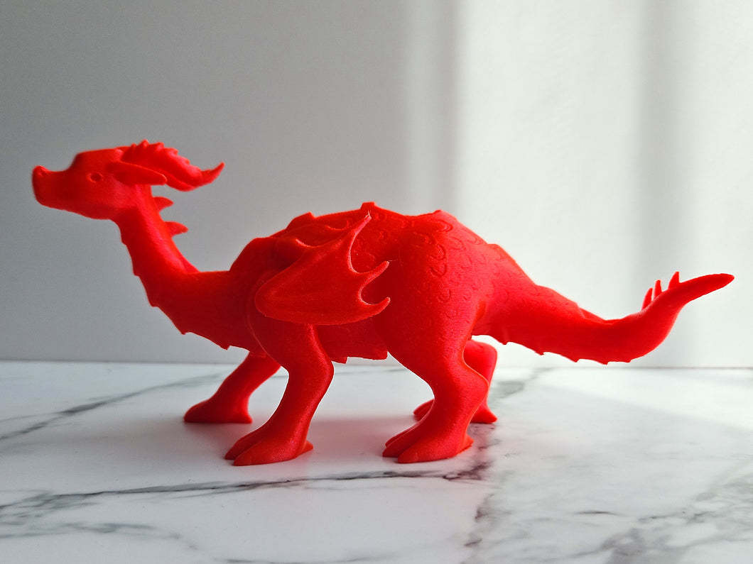 POLLY THE POLYHEDRAGON - 3D Printed Dice Guardian (Various Colours)