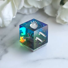 Load image into Gallery viewer, RAINBOW GALAXY - Daggerheart Hope/Fear d12
