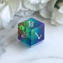 Load image into Gallery viewer, RAINBOW GALAXY - Daggerheart Hope/Fear d12
