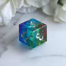 Load image into Gallery viewer, RAINBOW GALAXY - Daggerheart Hope/Fear d12
