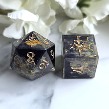 Load image into Gallery viewer, MIDNIGHT DREAMS - d20 &amp; d6 Pair
