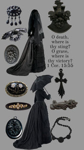 VICTORIAN MOURNING - 7 Piece Standard Set