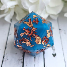 Load image into Gallery viewer, COPPER PATINA - Chonky 30mm d20
